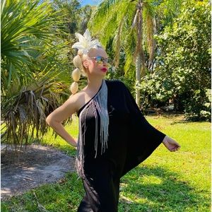 Fabulous silver CHAIN belt necklace sash!!!